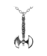 Alchemy Gothic Double Axe Pendant Metal Wear Viking Alchemy&#39;s Oldest Sty... - $19.95