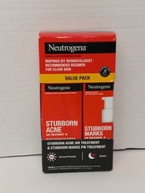 Neutrogena Stubborn Acne Value Pack Am &amp; Pm Stubborn Mark Treatment Exp.... - $14.60