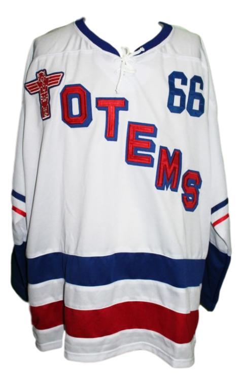 Seattle totems retro hockey jersey 1966 white   1