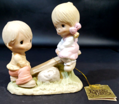 Precious Moments Enesco Jonathan David Porcelain Friend Figurine Love Li... - $24.74