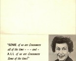 1960s Political Advertising Flyer Barbara Yell for NM State Legislature ... - $17.77