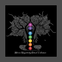 Cleanse Chakras SOUL Protection Reflect MIRROR Negative KARMA Ritual Talisman - $69.00