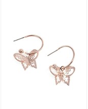 Rose Gold Earrings Paparazzi Butterfly Freestyle - $5.00