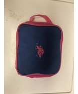 U.S. Polo Assn. Pink/blue BIG PONY Insulated Lunch Box Tote Bag - $22.28