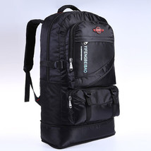 Waterproof 60L men's nylon backpack travel pack sports bag pack Outdoor Mountain - $66.86