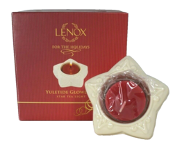 Lenox For the Holidays Yuletide Glowlights Star Tea Light Holder (New) - $10.99