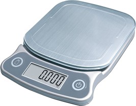1pc, Kitchen Scales, Digital Weight Grams And Ounces Food Scale For Bakers,  Candle And Soap Making, Baking Scale With Stainless Steel Large Platform