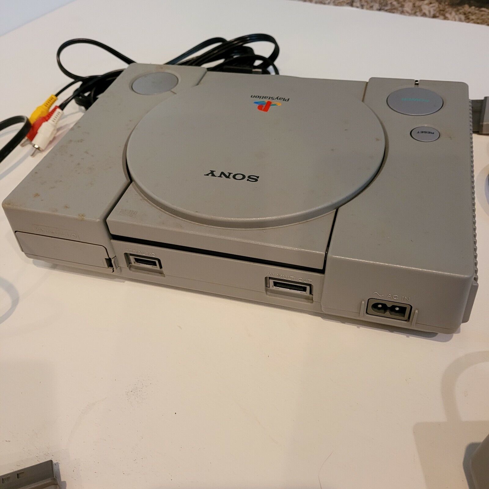 Sony PlayStation 1 PS1 Console SCPH-7501 W/ Power Cord & Controller Tested