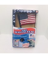 The Waving Flag Electronic American Flag-Plays 2 Songs As Seen On TV NOB - $21.73