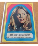 1977 Topps Charlie&#39;s Angels Series 3 Sticker ~ Kris, Jill&#39;s Little Siste... - $1.24