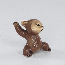 Vintage Hagen Renaker Angry Brown Bear Cub Baby Miniature Figurine - $14.01