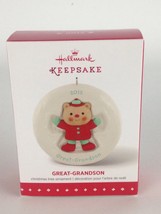 Hallmark Keepsake Ornament Great Grandson Christmas 2015 New - $9.97