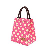 Gift,Yellow Dots&Heart-Shaped Waterproof Large Capacity Lunch Bag/Bags