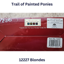 Painted Ponies Blondes #12227 Artist David De Vary signed with COA  Retired image 6