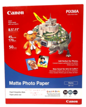 Canon MO-101 Photo Paper Plus Matte 8-1/2 x 11 ~ Pack of 50 Sheets ~ NEW... - $20.46