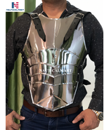 Fantasy Body Armor, Cosplay Chest, Steel Cuirass, Medieval Breastplate A... - $159.00