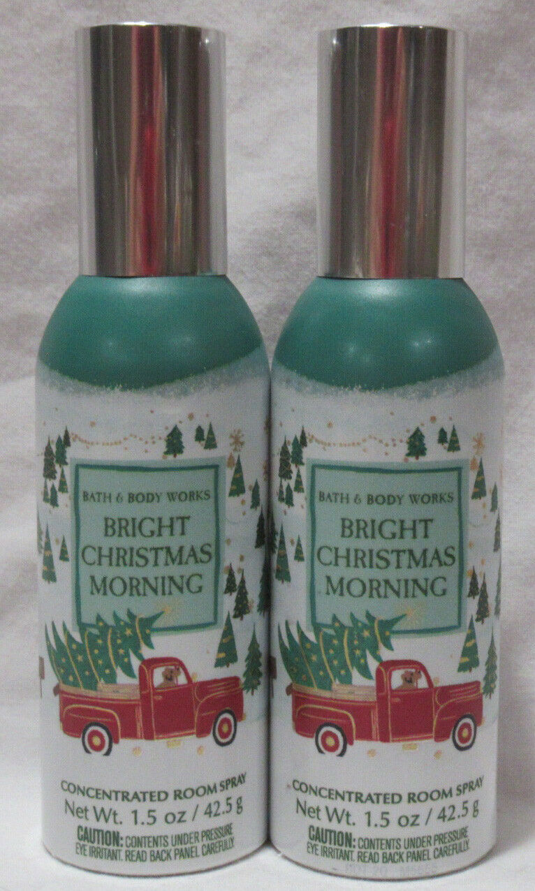 Primary image for Bath & Body Works Concentrated Room Spray Lot Set of 2 BRIGHT CHRISTMAS MORNING