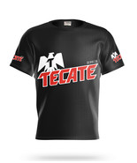 Tecate Beer Logo Black Short Sleeve  T-Shirt Gift New Fashion  - $31.99