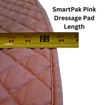 SmartPak Pink Horse Dressage Pad with Set of 2 Pink and White Polos USED image 6