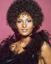 Pam Grier Striking Exotic Glamour Portrait bare shouldered 1970's 16x20 Canvas G - $69.99
