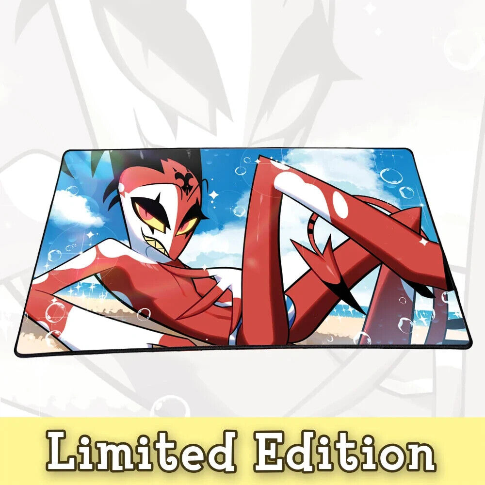 Helluva Boss Swimsuit Blitz Dust Summer 2023 Official Playmat Desk Mat Vivziepop Ccg Playmats