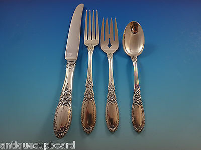 Colonial Rose by Amston Sterling Silver Flatware Set for 8 Service