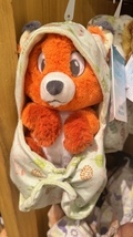 Disney Parks Baby Tod the Fox in a Hoodie Pouch Blanket Plush Doll New image 1