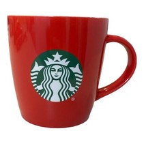 Starbucks Coffee Mug Cup Ceramic 2020 Red Classic Green Siren Logo 12 oz.  - $9.50