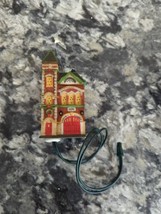 Department 56 Red Brick Fire Station ornament Christmas in the City - $21.78