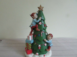 GORHAM HOLIDAY CHRISTMAS TREE FIGURINE KATHY IRELAND ONCE UPON A CHRISTM... - $14.80