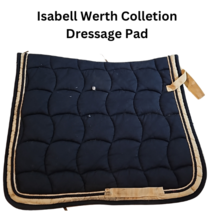 Isabell Werth Collection Dressage Pad Navy with Set 4 Navy Standing Wraps USED image 1