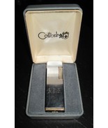 COLIBRI KOREA Silver Tone Engraved lift Arm Side Roller  Butane Lighter ... - $34.99