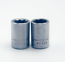 Craftsman 44343 3/8"  8 Point Double Square 3/8" Drive Socket G Series USA - $11.60