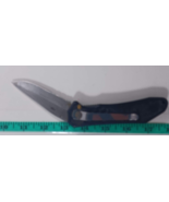 440 stainless steel blade plastic handle used pen knife (A274) - $3.86