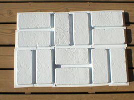 15 Concrete Brick Paver Molds to Make 100s of #1151 6"x12" Wall & Floor Tiles   image 4