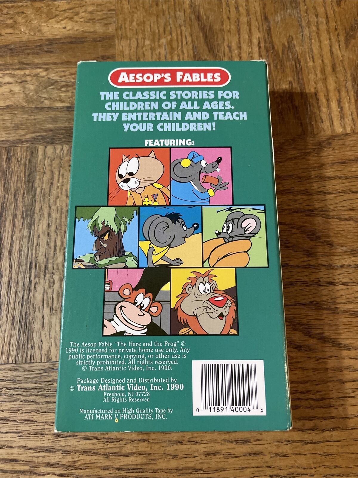 The Hare And The Frog VHS VHS Tapes