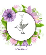 Brand New Hummingbird Crystal Rhinestone Necklace - $6.16