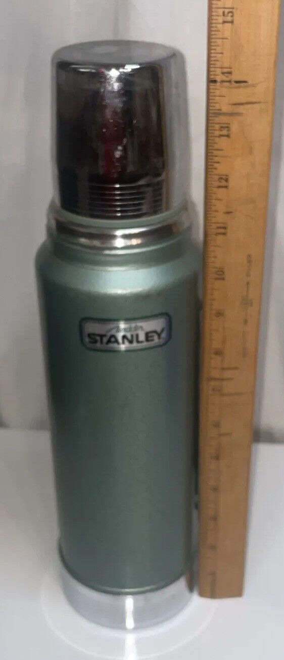 Stanley Aladdin A-945DH 2 Quart Green Thermos Cup Stopper Top Handle 1982.  J for sale online