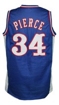 Paul Pierce Custom College Basketball Jersey New Sewn Blue Any Size image 2