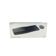 Microsoft - Sculpt Comfort Desktop Wireless Usb Keyboard And Mouse - Black Open - $49.49