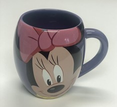 Disney Parks Minnie Mouse Sweet Large Coffee Cup Mug Oversized New Purple - $18.80