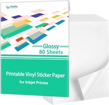Printable Transparent Sticker Paper - 8 Point 5 x 11 Blank Custom Label