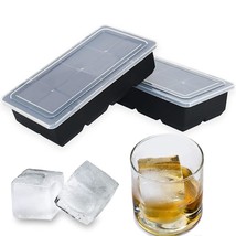 132 Pcs Ice-cube Tray/4 Packs Ice Trays For Freezer With Bin/ice-cube Trays  For Freezer With Lid/ro