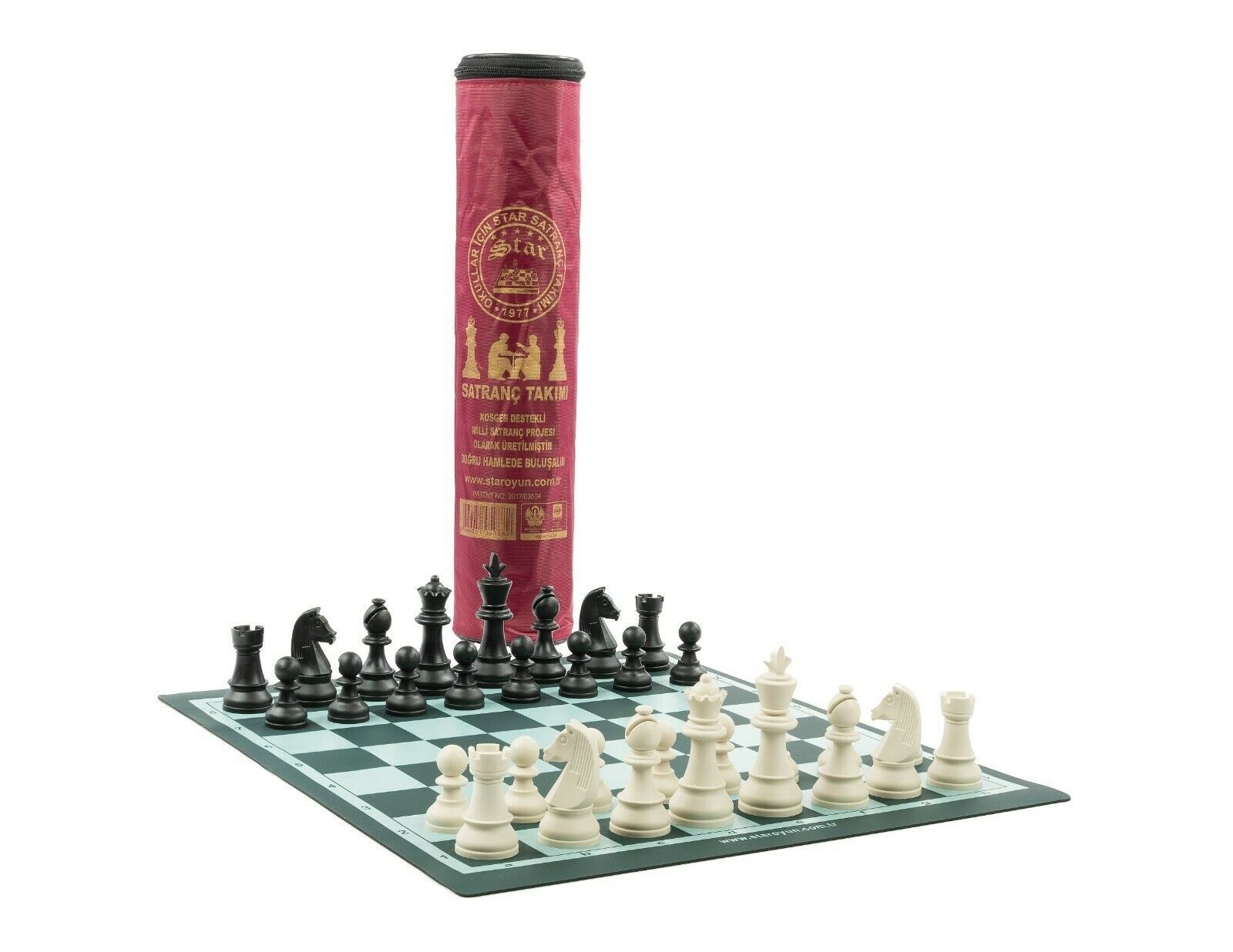  Staunton No. 6 Tournament Chess Pieces - Wooden standard  chessmen - Weighted, felted - Standard size… : Toys & Games