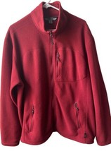 Gander Mountain Guide Series Red Fleece Sweater Mens Size XL  Zip Pullover - $19.30