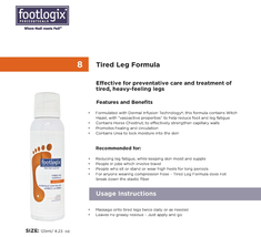 Footlogix Tired Legs Formula, 4.2 ounces image 5
