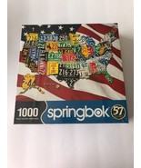 Springbok Puzzles - State Plates Multi-color 1000 Pieces Jigsaw Puzzle Game - $9.90