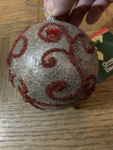 Elegance Christmas Ornament Traditional Ball - $11.76