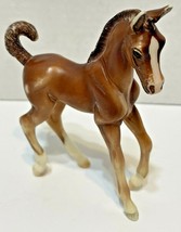 Vintage Breyer Reeves Horse Pony Colt Figure With Curled up Tail 4.75 x ... - $24.48