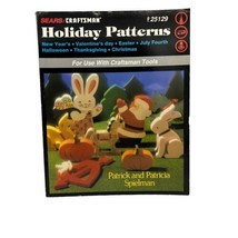 Sears Craftsman Holiday Patterns Book 925129 Woodworking Scroll Saw Rout... - $18.66